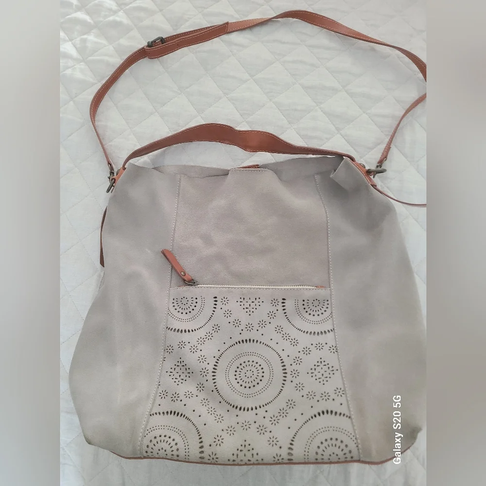 Sundance Laken Italy Suede Hobo Bag - Picture 2 of 5